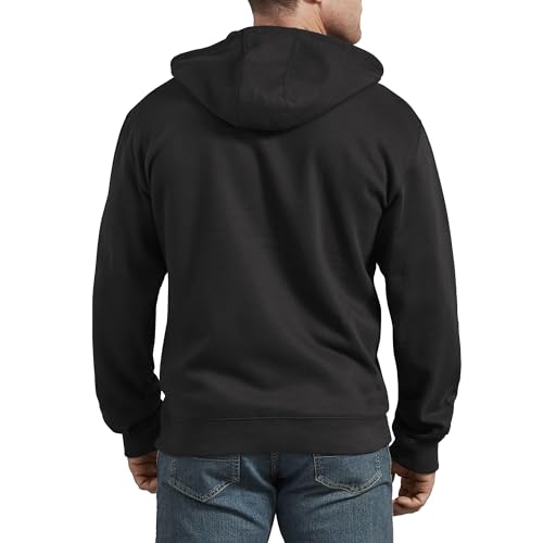 Dickies mens Full Zip Fleece Hoodie