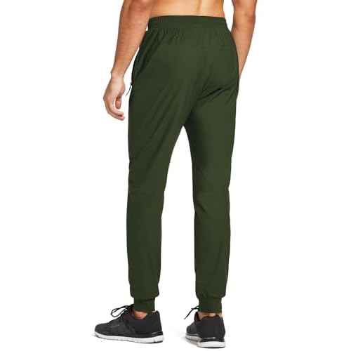 baleaf Men's Joggers Pants Athletic Workout Track Running Gym Lightweight Quick Dry Tapered Jogger Zipper Pockets
