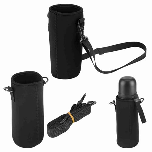 Neoprene Water Bottle Carrying Bag, Adjustable Strap, Outdoor Activities Hiking Camping Fishing Picnic Travel, Different (...