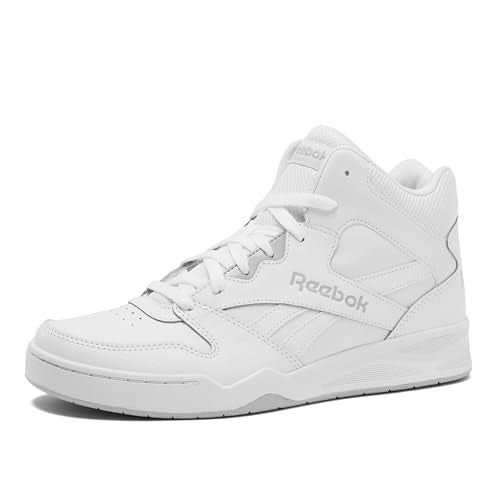 Reebok Men's Royal BB4500 Hi2 High Top Sneakers for Men, White/Light Solid Grey, 15 Extra Wide