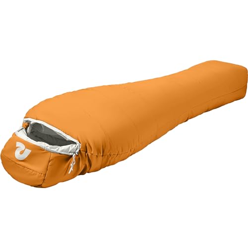 Retrospec Dream Mummy Sleeping Bag - 5, 15, & 30¡ÆF Cold Weather Camping & Travel Essential Gear with Water - Resistant Shell & Synthetic Fill - Zippered Pocket & Stuff Sack