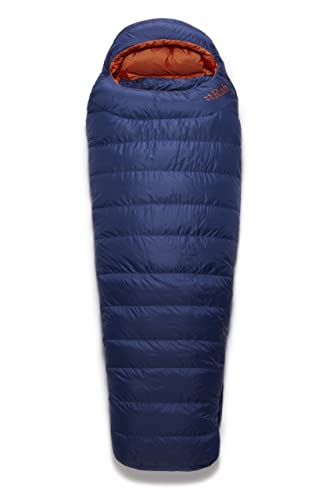 Rab Women's Ascent Down Sleeping Bag - Lightweight Warm Mummy Sleep Sack for Camping & Backpacking