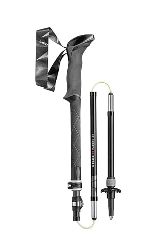 LEKI Makalu FX Carbon AS Trekking Poles - Foldable Collapsible Lightweight Walking Poles for Hiking