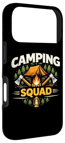 Camping Squad Outdoor Adventure Mindset Statement Design Case for iPhone 17 Pro