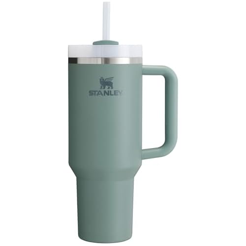 STANLEY Quencher H2.0 Tumbler with Straw 40 oz | Flowstate 3-Position Lid | Cup Holder Compatible for Travel | Insulated Stainless Steel Cup | BPA-Free | Shale