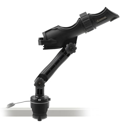 Hitorhike Kayak & Boat Fishing Rod Holder Set with Extender – Universal Reel Compatibility, 360° Adjustable, Heavy-Duty Mo...