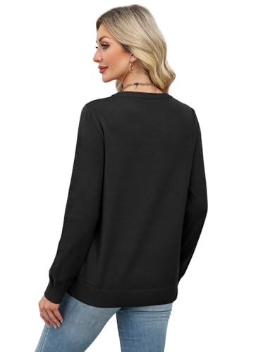WIHOLL Sweaters for Women Lightweight Pullover Tops Long Sleeve Shirts Crewneck Fashion Clothing Fall Outfits 2025