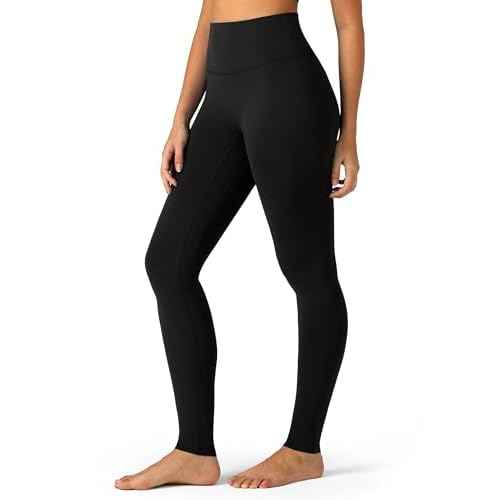 Colorfulkoala Dreamlux No Front Seam Leggings for Women 25"/28" Inseam, Seamless High Waisted Buttery Soft Yoga Pants