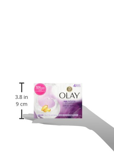 Olay Age Defying Beauty Bar Soap, 4 ct (Pack of 2)