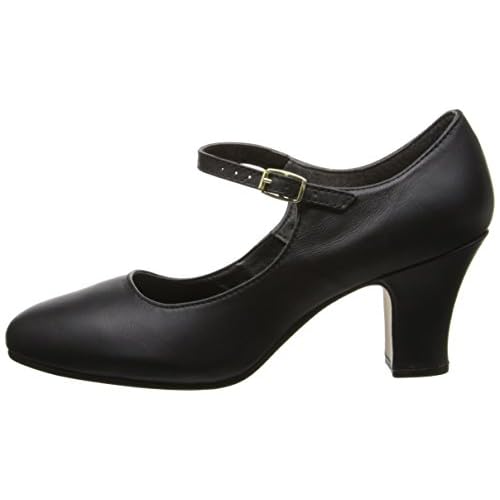Capezio Manhattan Character Shoe, Black, 9 M