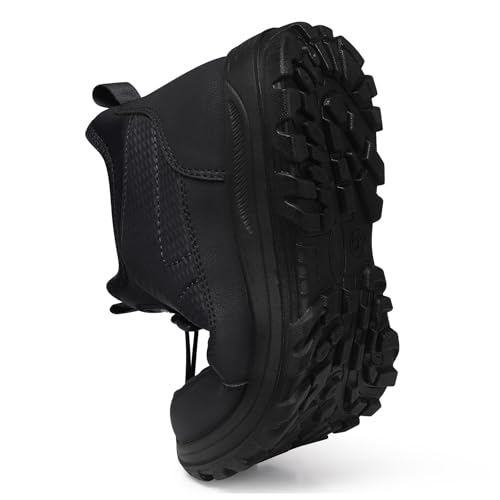 TEMOFON Snow Boots for Women Winter: Waterproof Slip On Fur Warm Snow Boots - Comfortable Walking Ankle Winter Outdoor Sho...