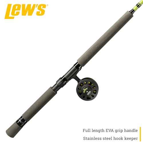 Lew's Crappie Thunder Solo Jigging Reel and Fishing Rod Combo