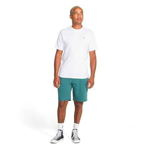 Volcom Mens Elastic Waist SweatShorts with Drawstring ? Fleece Lounge Shorts, Soft Cotton Blend, Relaxed Fit