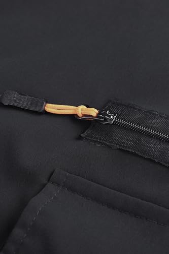 Men's Casual Cargo Pants - Lightweight Elastic Waist with Pockets Hiking Outdoor