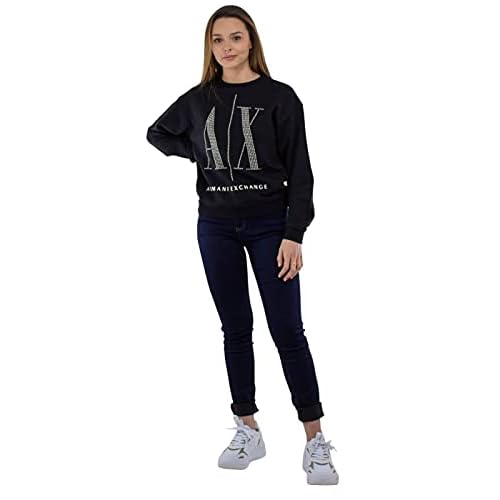 Armani Exchange Women's Studded Icon Sweatshirt