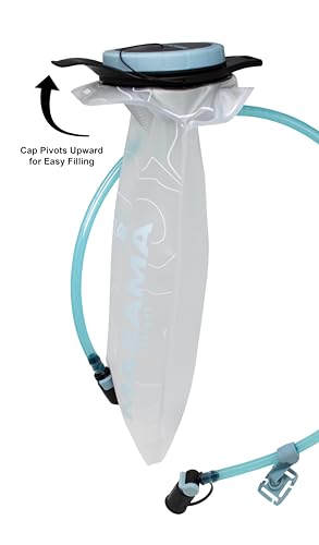 Trailflow-88EZ Hydration Bladder by Mazama Designs. Leakproof, Easy Clean and Fill Water Reservoir BPA Free, Fits Most Hyd...