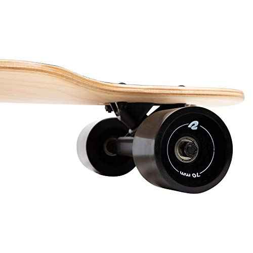 Retrospec Rift Drop-Through Longboard Skateboard Complete Canadian Maple Wood Cruiser w/Drop-Through Trucks for Commuting, Cruising, Carving & Downhill Riding