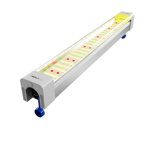RDJ Bouns Under Canopy Grow Light for Grow Tent, 60W Full Spectrum with 660nm & IR, 0-10V Dimming Grow Light Bars, High Wa...