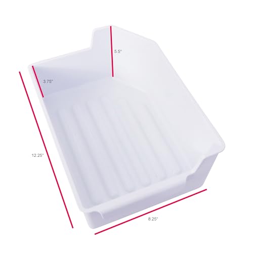 Kitchen Basics 101 240385201 Ice Cube Bucket Container Tray Storage Bin Compatible with Frigidaire Kenmore Electrolux 7240...