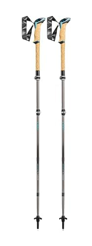 LEKI Cressida FX Carbon Collapsible Lightweight Walking Poles for Trekking & Hiking