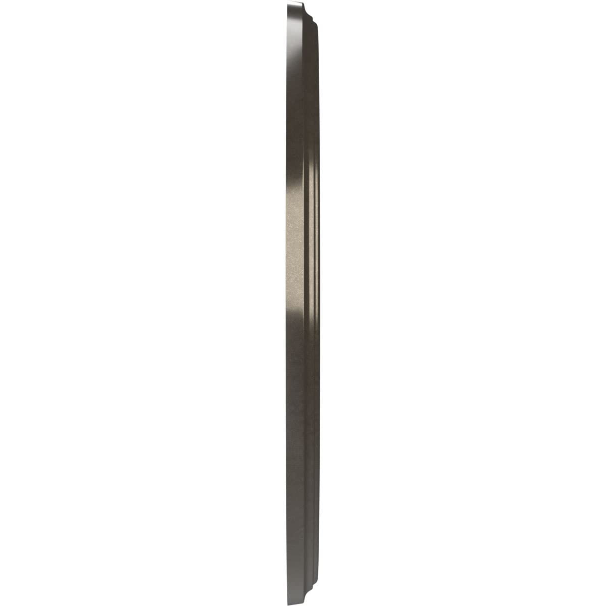 Ekena Millwork Cmp16Becch Berkshire Thermoformed Pvc Ceiling Medallion (Fits Canopies Up To 7), 16Od X 3 1/2Id X 1P, Metallic Ch
