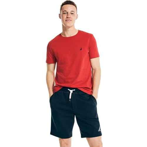 Nautica Mens Soft Cotton Fleece Jogger Gym Active Sweat Shorts