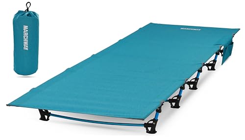 MARCHWAY Ultralight Folding Tent Camping Cot Bed, Portable Compact for Outdoor Travel, Base Camp, Hiking, Mountaineering, ...