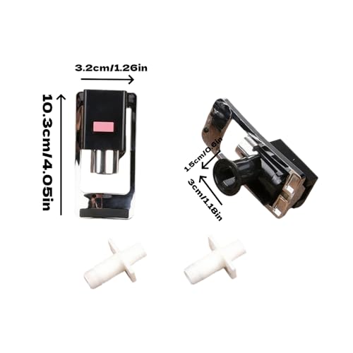 2Pcs Push Button Water Dispenser Easy Install Dual Valve Replacement Spigots for Standard Size Hot Cold Water Coolers
