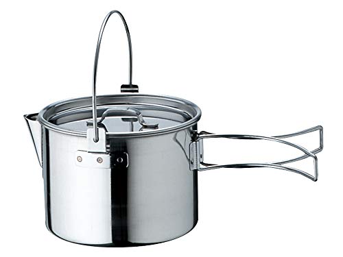 Snow Peak Kettle No. 1 - Stainless Steel Kettle for Outdoor Cooking - Durable Camping Kettle for Camping & Hiking