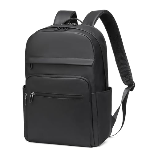 SUIKIHUM Black Backpack for Men, Laptop Backpack for Work, Anti-Theft Travel Carry On, 16 Inch Computer Bag, Water Resista...