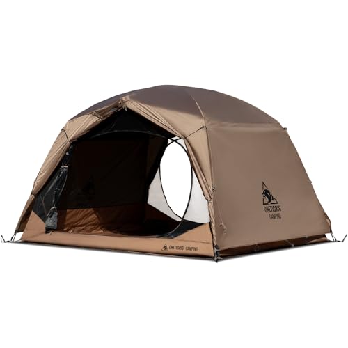OneTigris JOVIAN 4 Person Camping Tent 3 Season Family Shelter Easy Setup Outdoor Backpacking with 2000mm Outer Rainfly, 5...