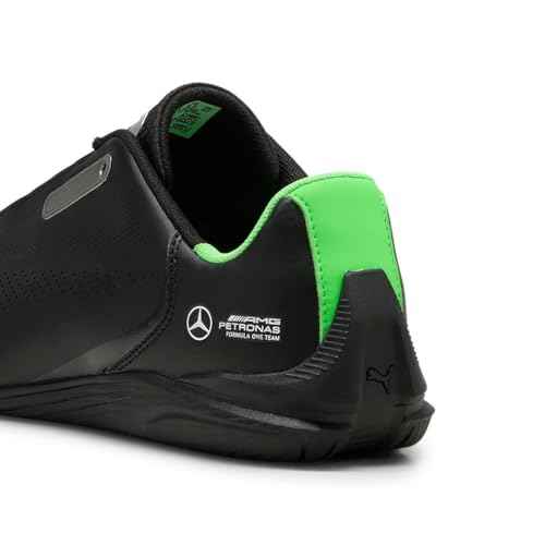 PUMA Men's Mercedes AMG Petronas F1 Drift Cat Decima Shoes, Black-Fizzy Green, 13