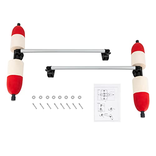 YIYIBYUS Kayak Outrigger Stabilizer Kit,Marine Boat Kayak Canoe PVC Inflatable Stabilizer PVC Inflatable Kayak Outrigger, ...
