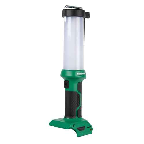 Metabo HPT 18V MultiVolt Cordless LED Lantern, 750 Lumens, 2 Light Settings, 360¡Æ Illumination, Long Lasting Light, Integrated Hanging Hook, Compact and Lightweight, Tool Body Only, UB18DFQ4