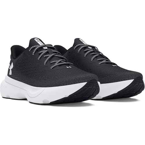 Under Armour Women's Infinite, (001) Black/Black/White, 6.5, US