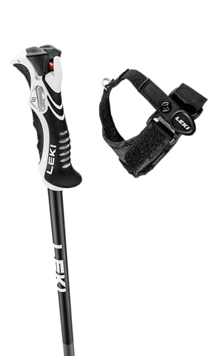 LEKI Bold Lite S Lightweight Aluminum Ski Poles for Alpine Skiing