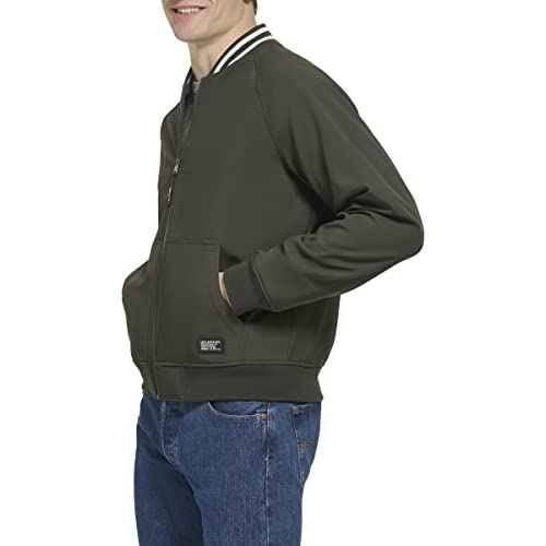 Levi's Men's Softshell Varsity Bomber Jacket, Olive