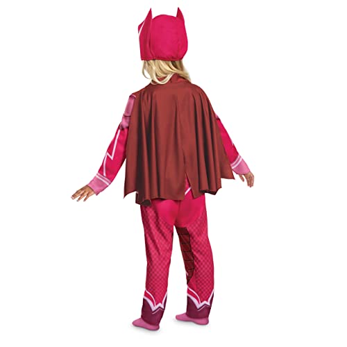 Disguise Owlette Costume for Kids, Official PJ Masks Megasuit Costume Jumpsuit and Mask, Toddler Size Large (4-6x)