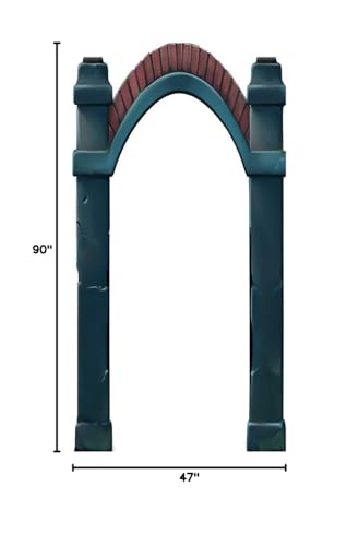 SP12605 Cemetery Arch Gate Halloween Party Prop Cardboard Cutout Standee Standup