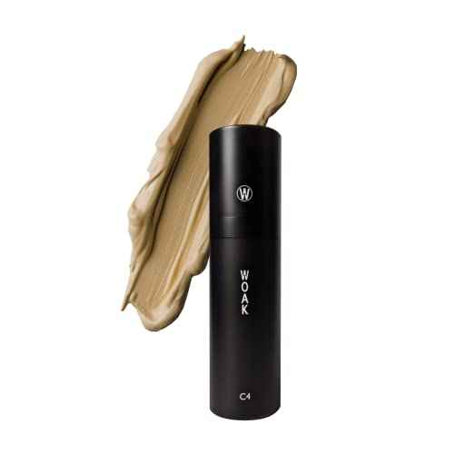 WOAK C4 ? Men's Tinted Moisturizer BB CC Cream Foundation ? Color Correcting Camo Complex ? Hybrid Skin Care (Light)