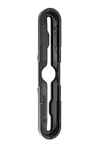 Mic+Tight The Police Mic Clip Tactical Portable Radio Mic Clip for Uniforms or Bullet-Proof Vest Carriers | Black