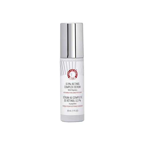 First Aid Beauty - 0.3% Retinol Complex Serum with Peptides, Designed for Sensitive Skin, Helps Visibly Improve Lines and ...
