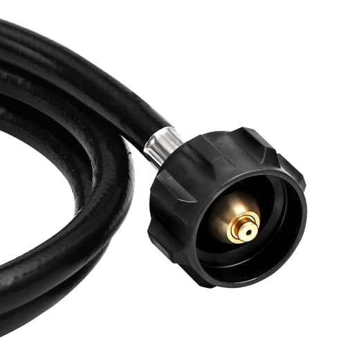 BMMXBI 5430 Grill Stove Regulator with 5 FT Propane Adapter Hose Replacement for Coleman Propane Stove, Compatible with Co...