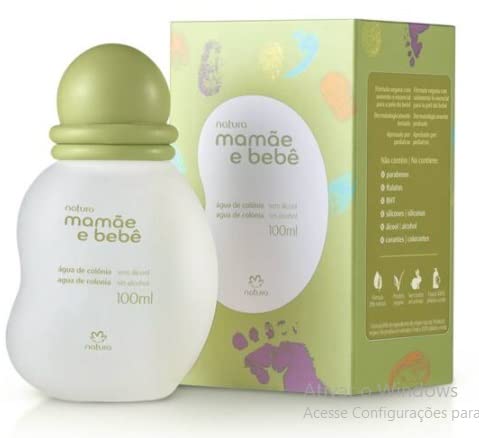 Natura – Mom & Baby Cologne & Moisturizer Bundle | Gentle Alcohol-Free Baby Perfume & Fast Absorbing Lotion | Vegan, 98%+ Natural Origin, Hypoallergenic, Dermatologist-Tested | Mamãe & Bebê