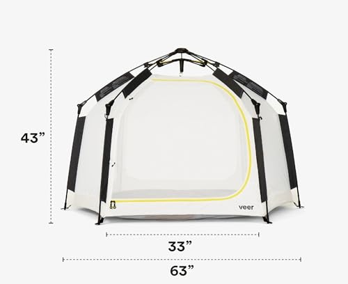 Veer Basecamp | JPMA Certified Portable Pop Up Play Yard/Play Pen for Babies, Toddlers and Kids | Indoor and Outdoor Use |...