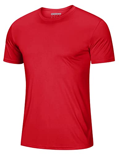 MAGCOMSEN Men's Short Sleeve UPF 50+ T-Shirt Quick Dry Rash Guard Athletic Running Swim Top Tee Performance Water Shirts