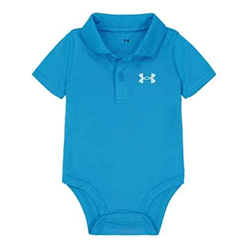 Under Armour baby-boys Logo Polo Bodysuit, Short Sleeve