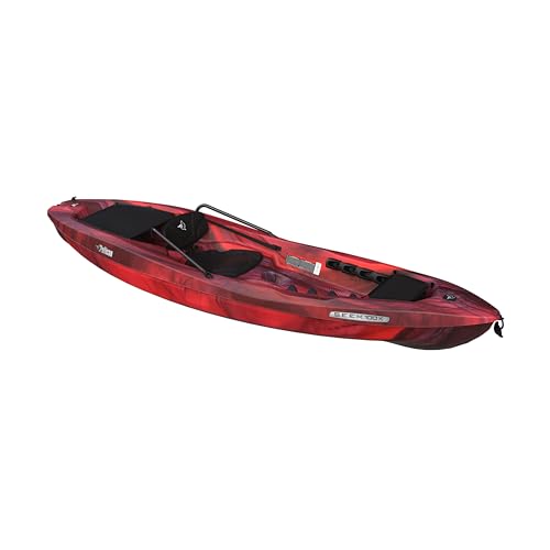 Pelican Seek 100X - Recreational Sit on top Kayak - Lightweight Smart Design - Adjustable Ergoform™ Seating System - 10 ft