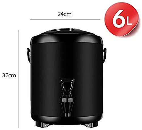 6L/8L Coffee and Tea Carafes, Hot and Cold Water Dispensers, Drink Dispenser with Tap Fountain Containers Insulated Bottle...