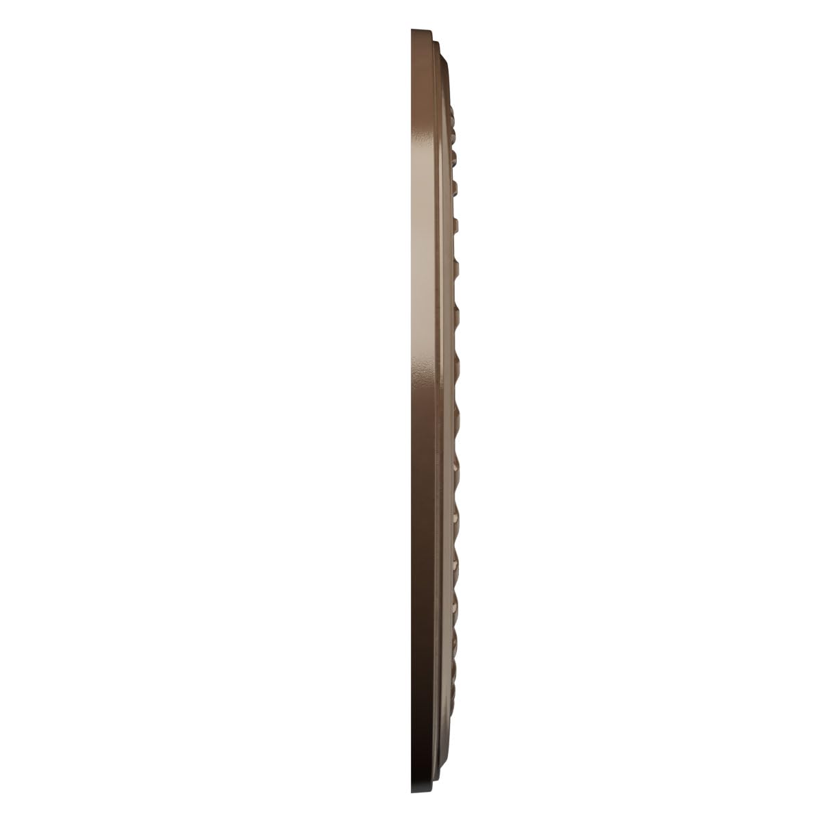 22Od X 3 1/2Id X 1P Cole Thermoformed Pvc Ceiling Medallion (Fits Canopies Up To 6), Metallic Copper